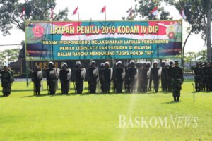 Danrem 071/Wk Gelar Latihan Pengamanan Pemilu