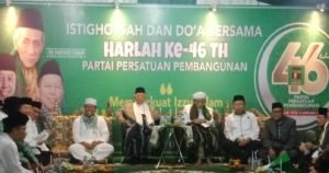 Kehadiran Ma’ruf Amin dan Mbah Moen di Harlah PPP ke-46