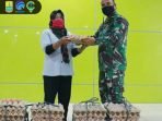 Kodam III Siliwangi Berikan Bantuan Bahan Makanan Protein Hewani untuk Tim Medis