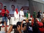 Sempat Terganjal Izin Keramaian, Deklarasi Yessi-Adly di GOR Panatayudha Tetap Berlangsung Meriah