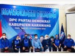 Kunjungan Satgas Pilkada DPP Partai Demokrat ke Karawang