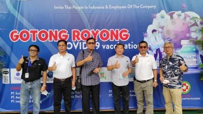 Bukti Komitmen Perusahaan Terhadap Percepatan Vaksinasi Nasional, PT. SAI Gelar Vaksinasi Covid-19 Gotong Royong Dosis ke-2